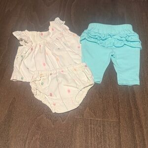 Bundle- Adorable Baby Outfit Set with Ruffle Details